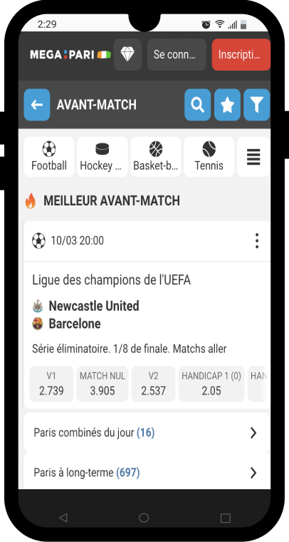 megapari apk application mobile